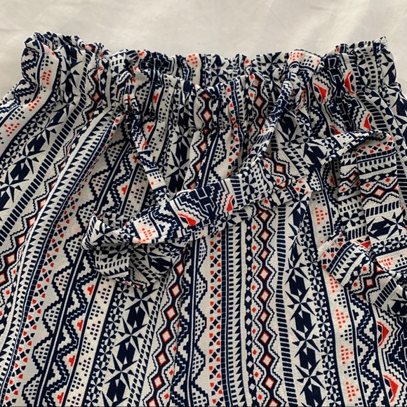 VICI Tibetan Tribal Print Wide Leg Tie Pants - Picture 2 of 3